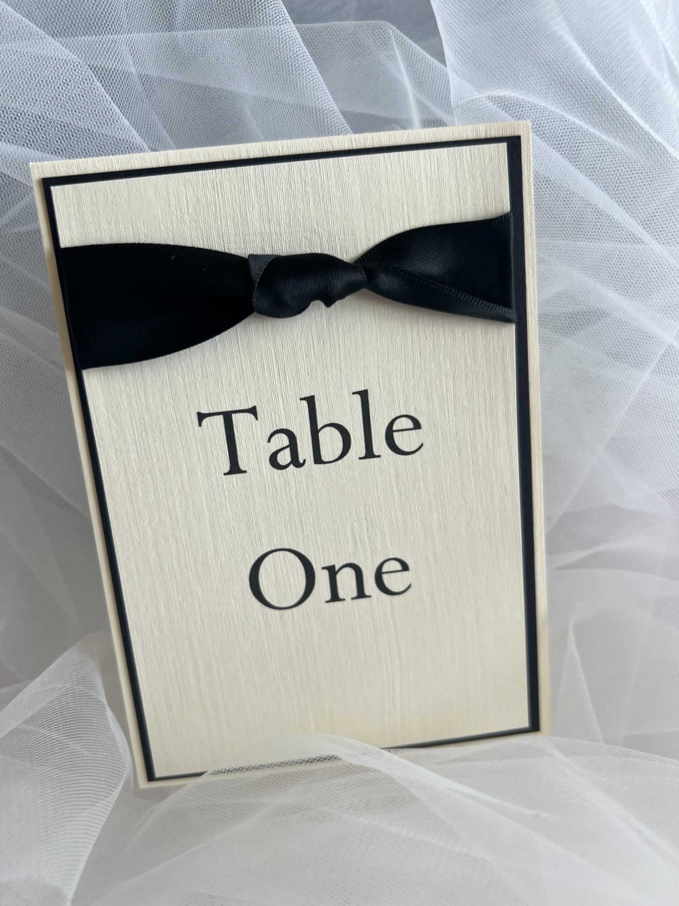 Table name/numbers £2.00 double sided