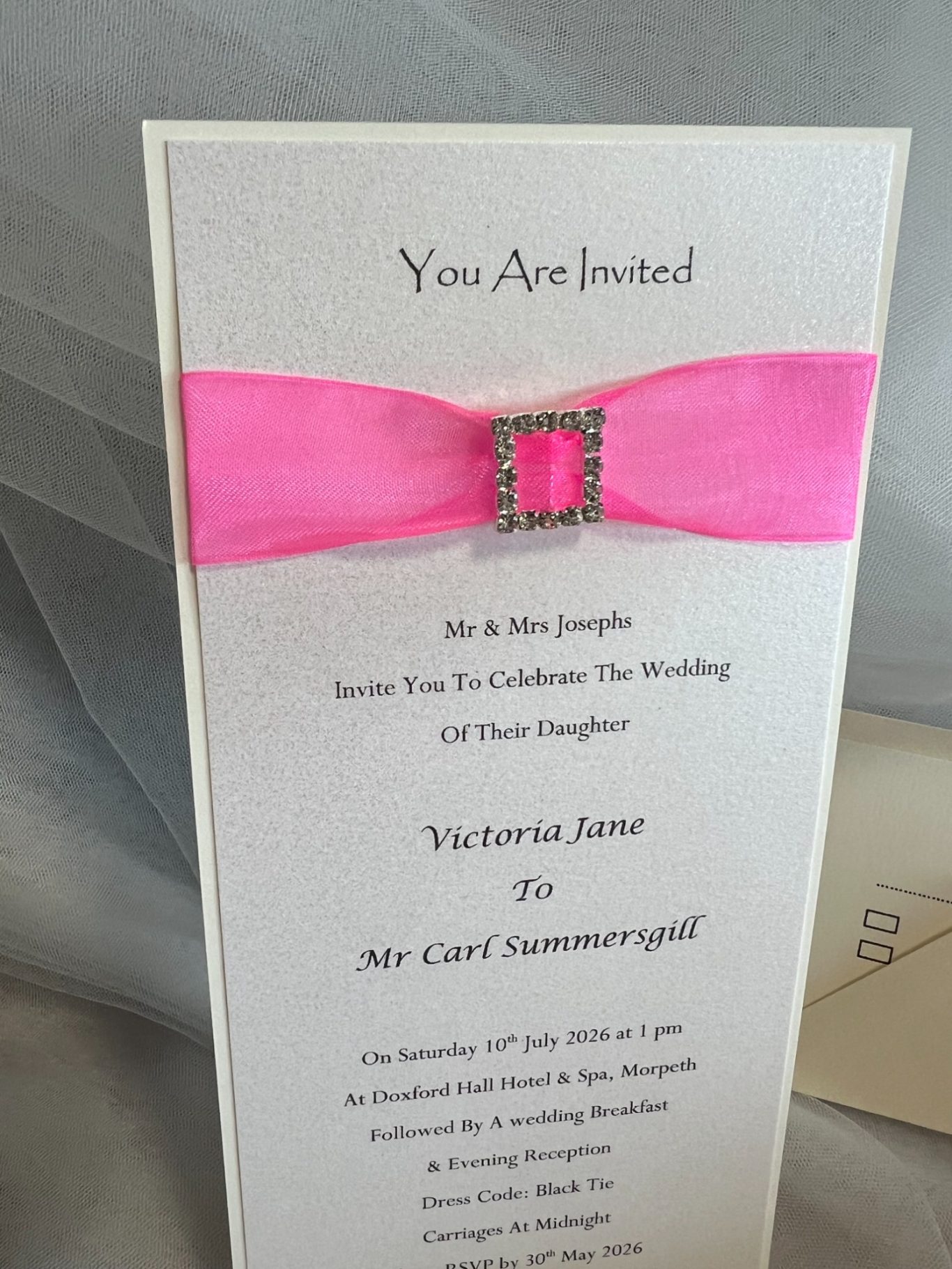 Wedding Invitation £3.00