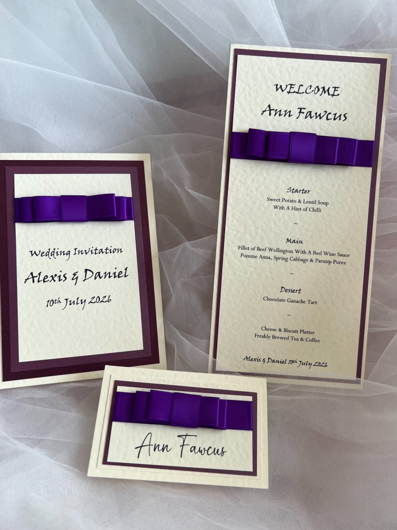 The Elegance Collection in purple