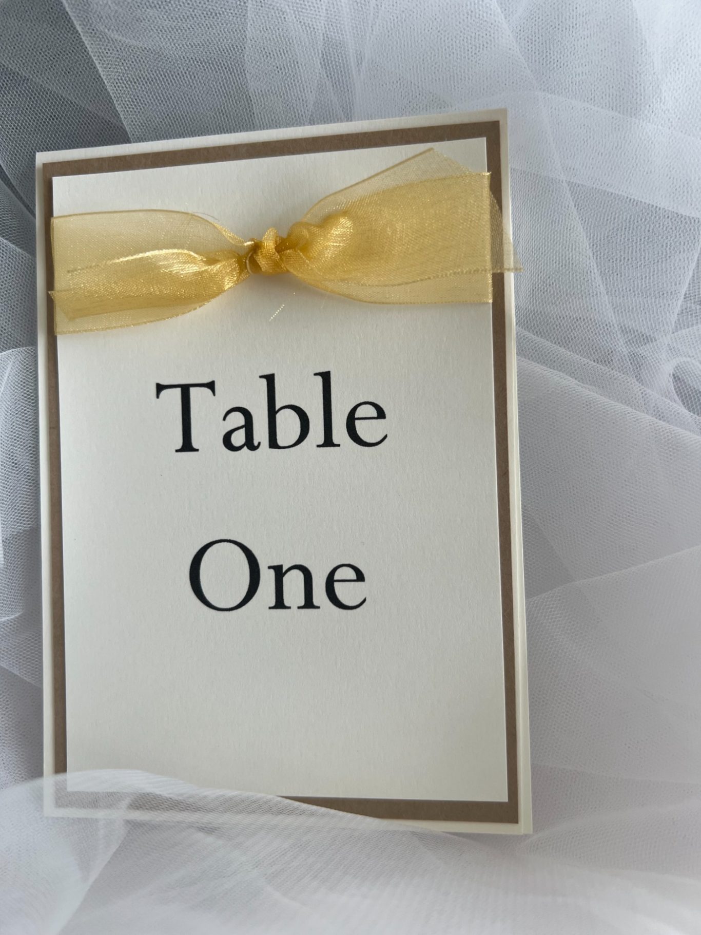 Table name/number £2.00 double sided