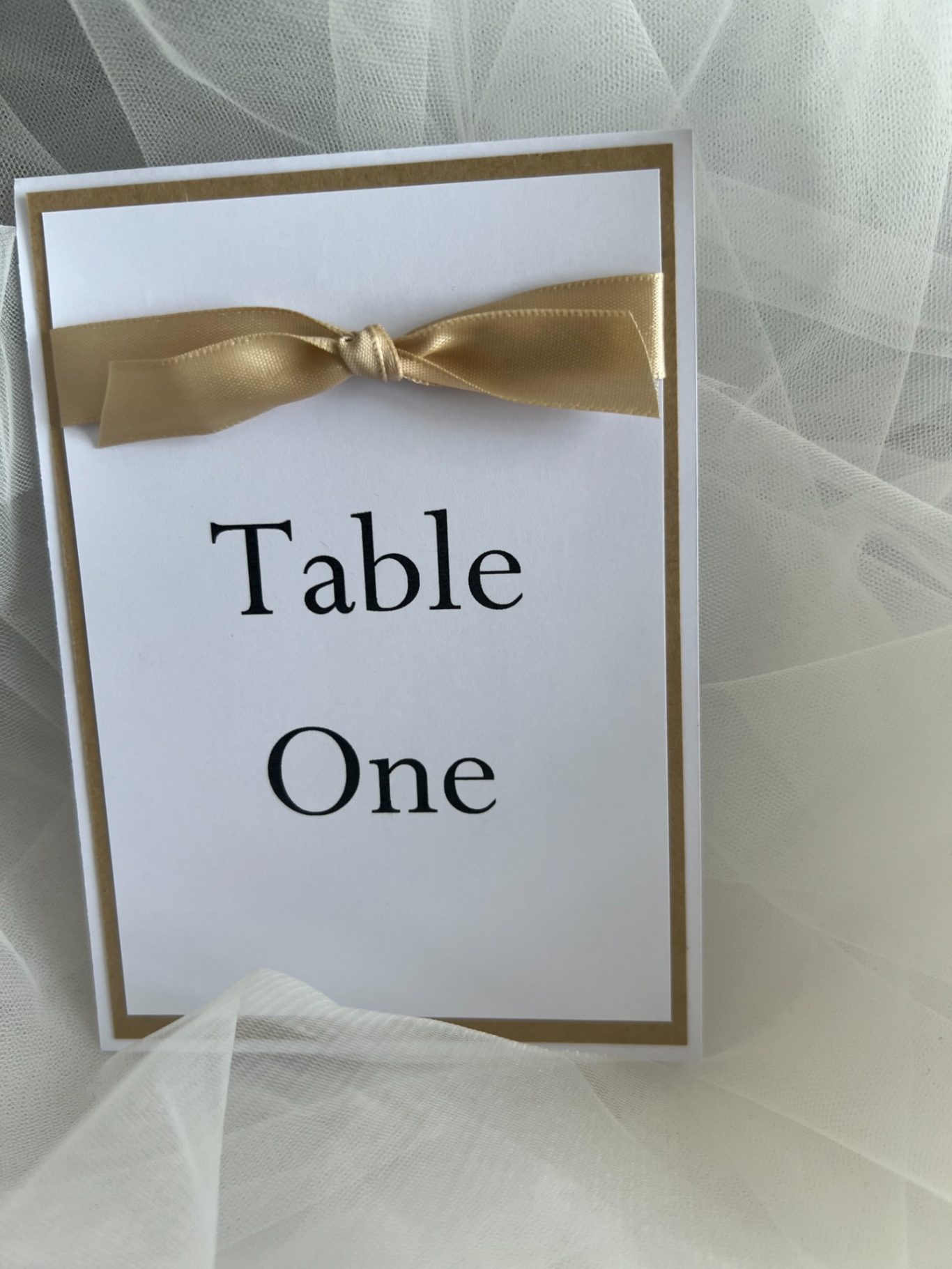 Table name/number £2.00 double sided