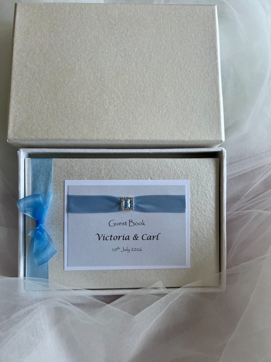 Beautiful handmade book in padded box