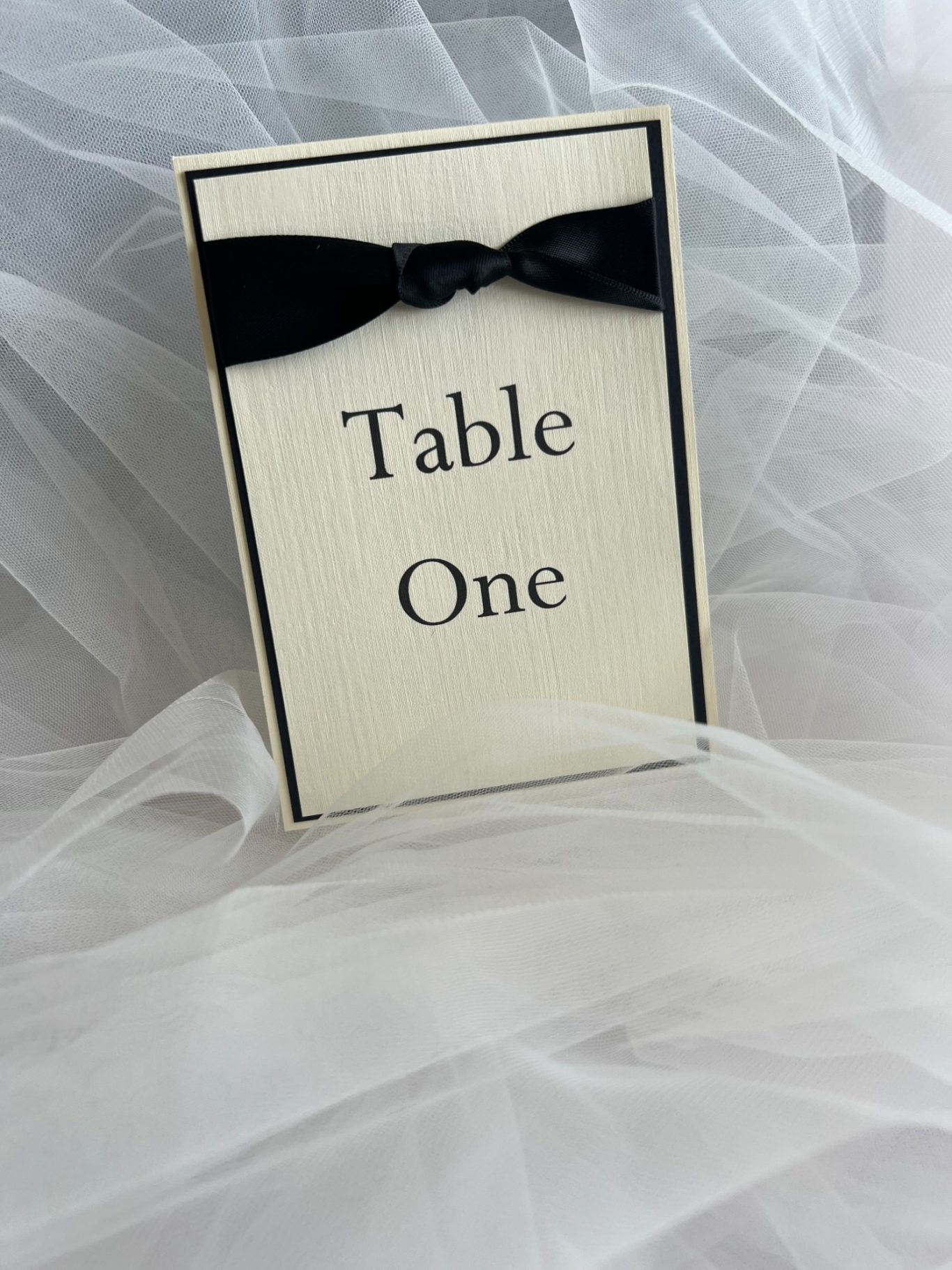 Table number/name £2.00 double sided