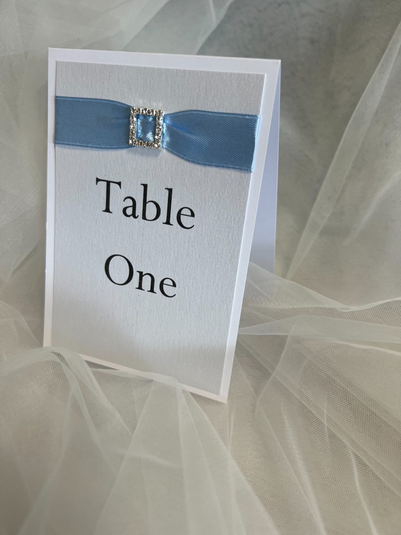 Double sided table numbers/names £2.00