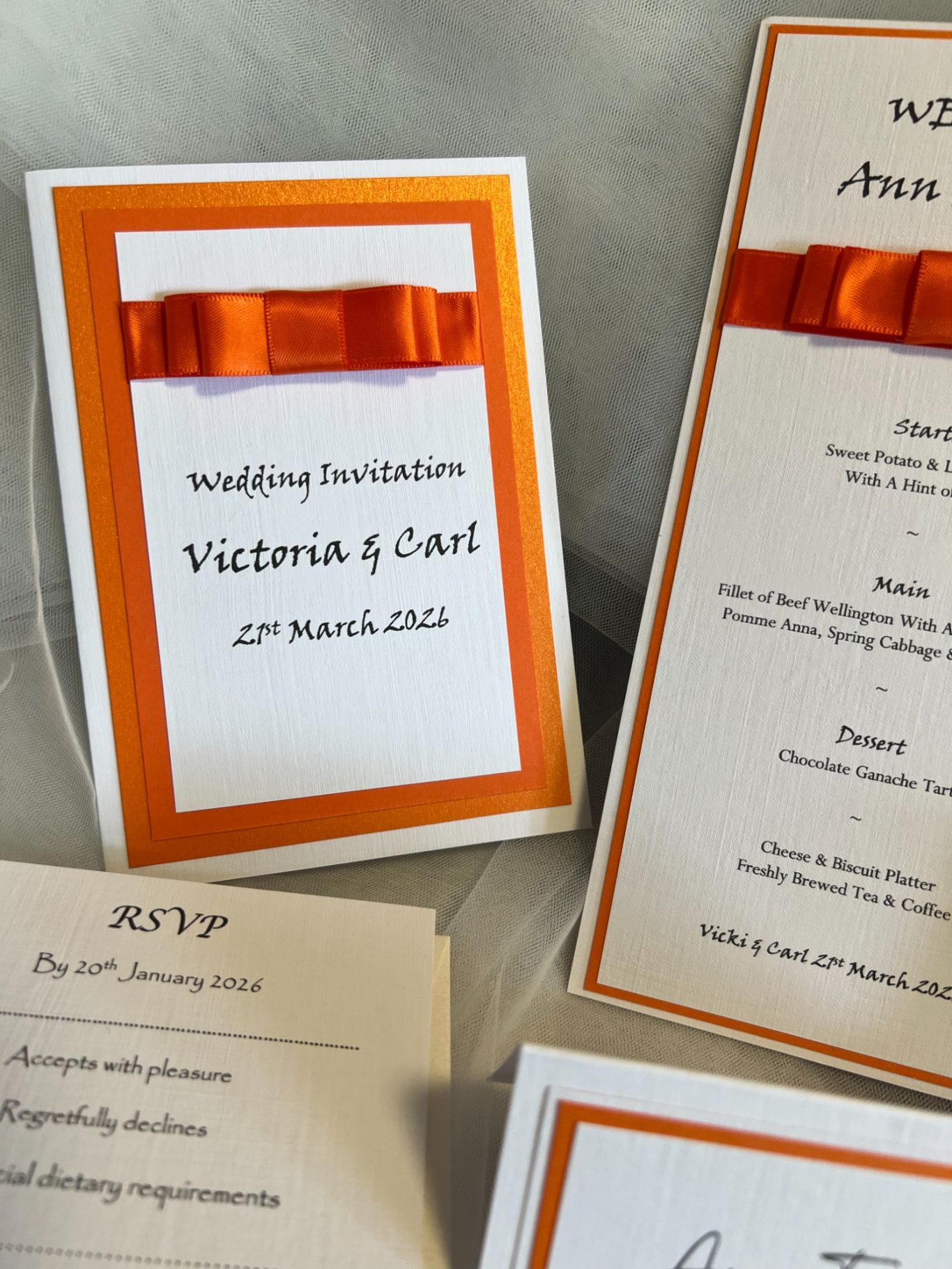 The Elegance Collection in orange