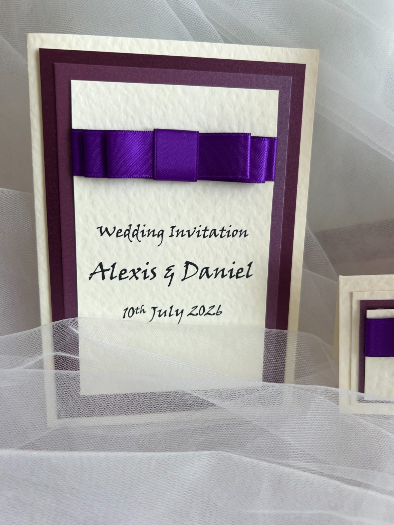 Invitation £3.00 including reply card/envelope