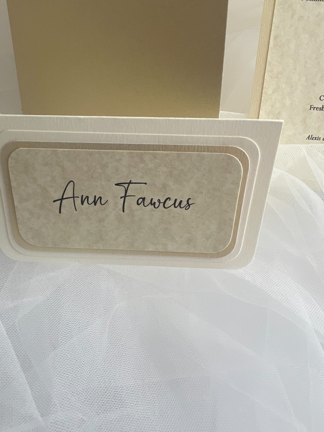 Place name card £1.10