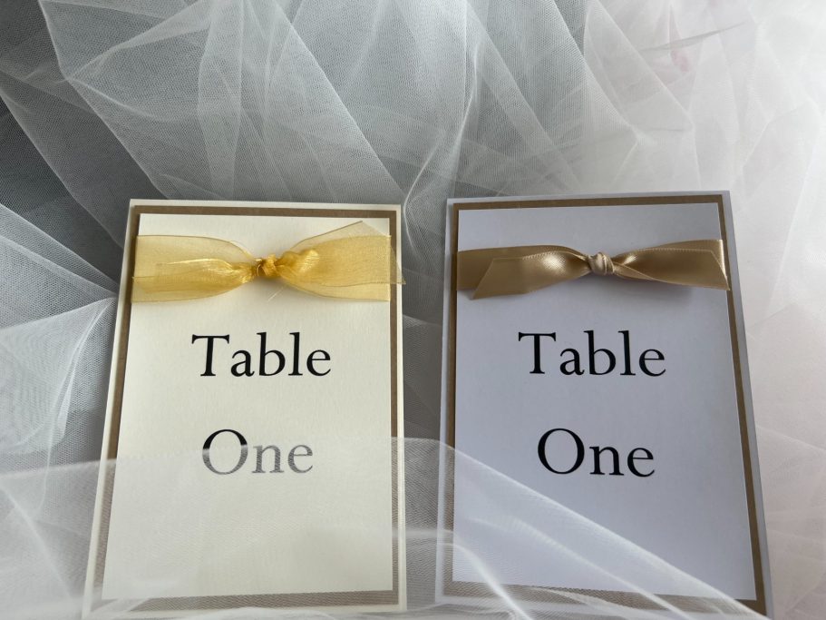 Satin or Chiffon tied ribbon