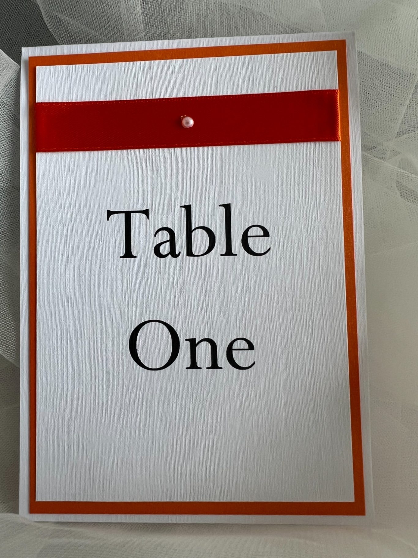 Table names/numbers £2.00 double sided